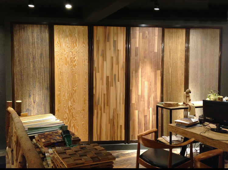 天然松木浮雕饰面板